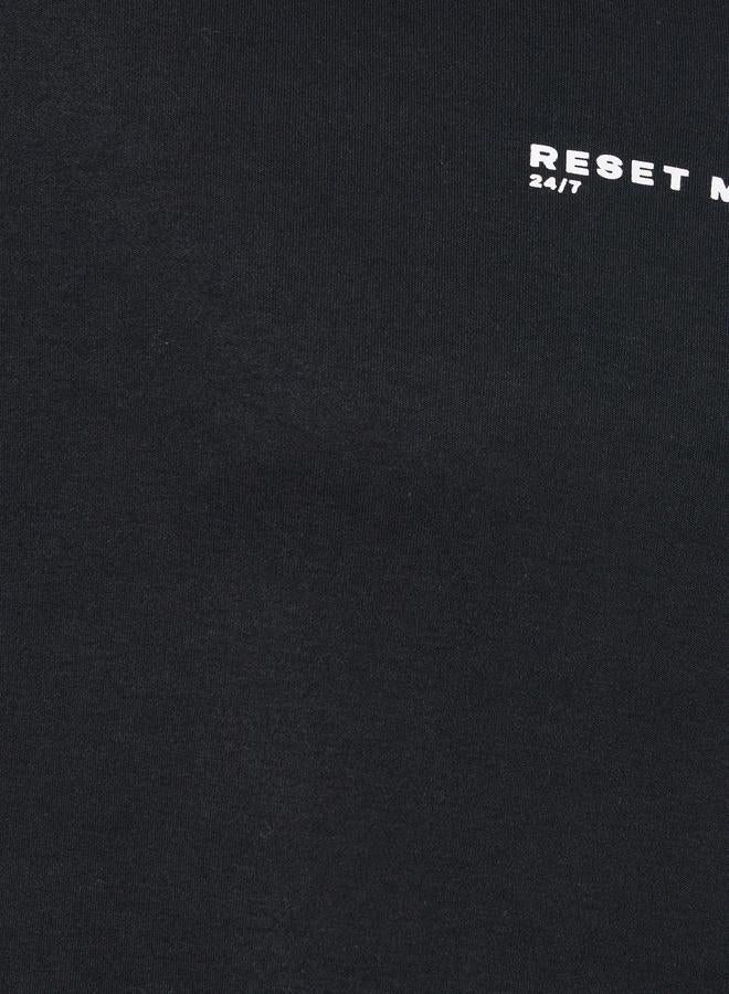 ستايلي اكتيف تيشيرت بقصة واسعة وطبعة أمامية صغيرة للرجال - Image 3