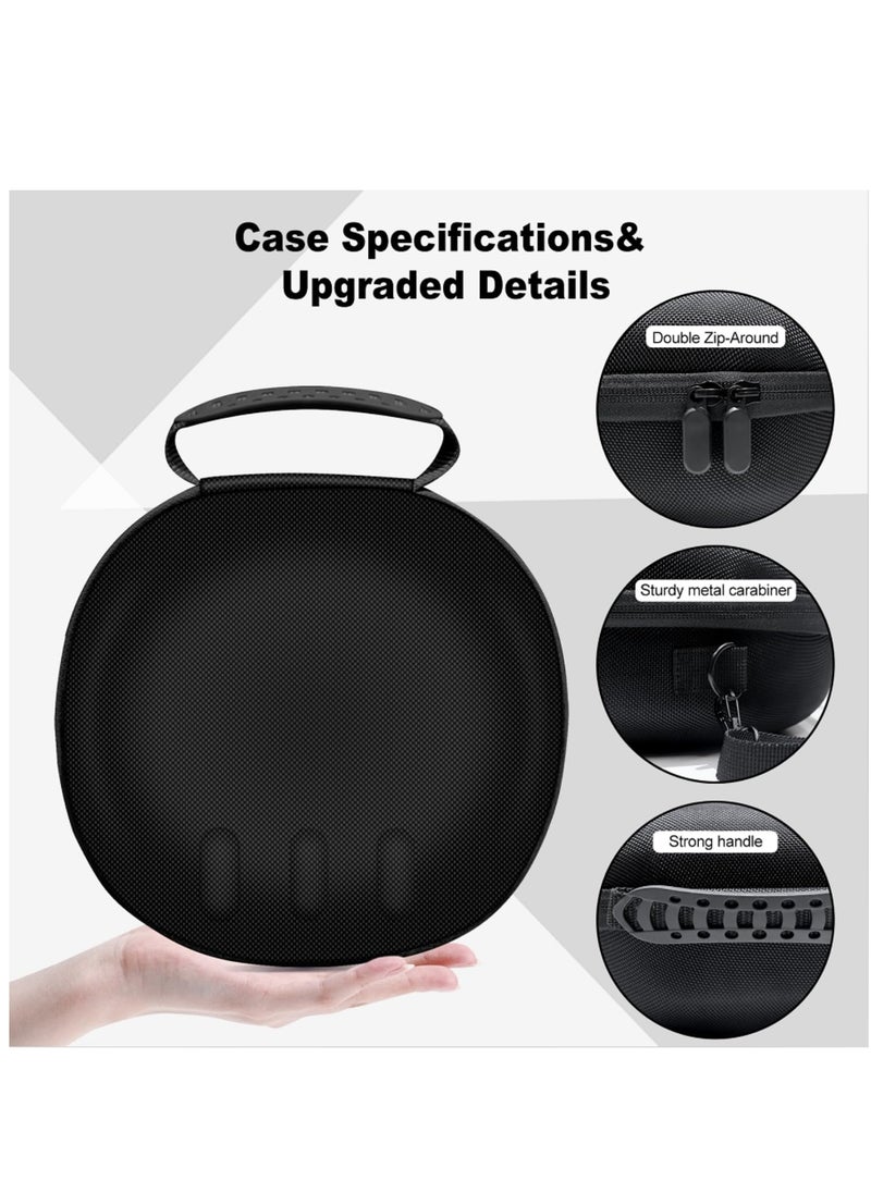 Generic HardShell Storage Bag Portable Hard Carry Bag Shockproof Anti-Scratch With Shoulder Strap for Meta Quest3 VR Glasses Accessories (Black)  - Image 4