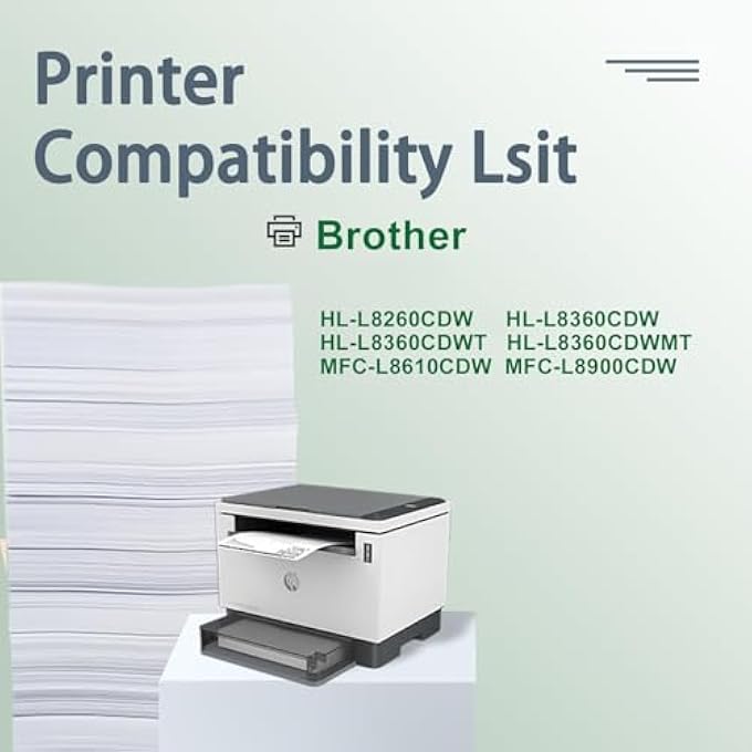 DR431CL DR-431CL DRUM UNIT REPLACEMENT FOR BROTHER DR431 FOR HL-L8260CDN L8260CDW L8360CDW L9310CDW L9310CDWTT DCP-L8410CDW MFC-L8610CDW L8690CDW L8895CDW L8900CDW L8905CDW L9570CDW (1-SET) - Image 2