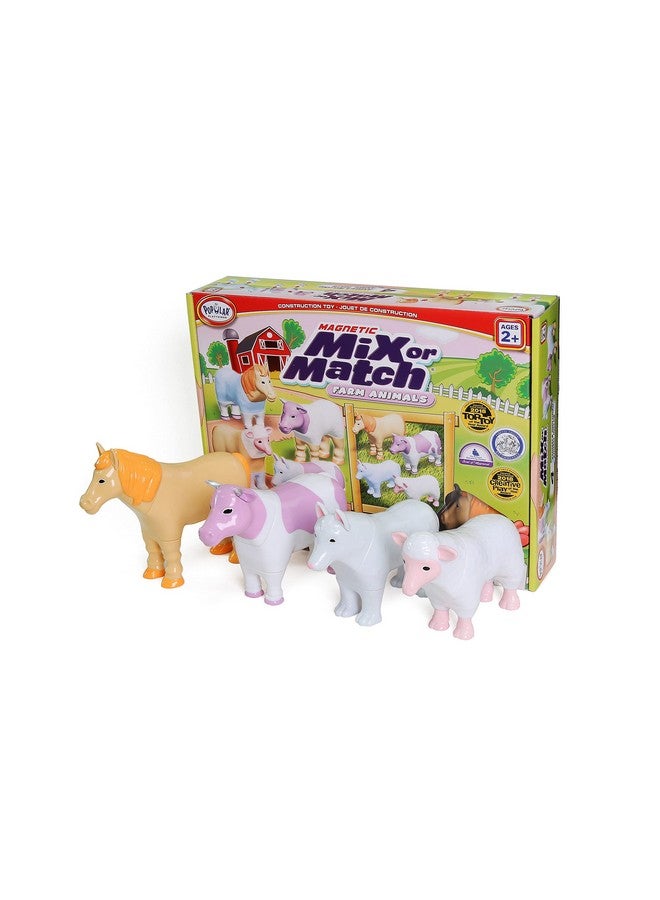 Popular Playthings Magnetic Mix Or Match Farm Animals Pastel