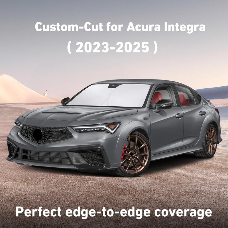 إيكونور واقي شمسي للزجاج الأمامي من لسيارة Acura Integra 2023 2024 2025، واقي شمسي للزجاج الأمامي والنافذة، حاجب وحامي من الأشعة فوق البنفسجية والحرارة، إكسسوارات سيارة - Image 2