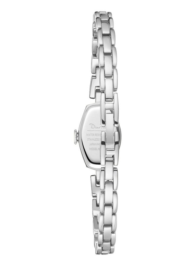 Diaofendi Small Gold Women's Watch,Stainless Steel Band Vintage Ladies Womens Gold Watch Luxury Bracelet Tools Included,Water Resistant (Silver-Silver Surface) - Image 3