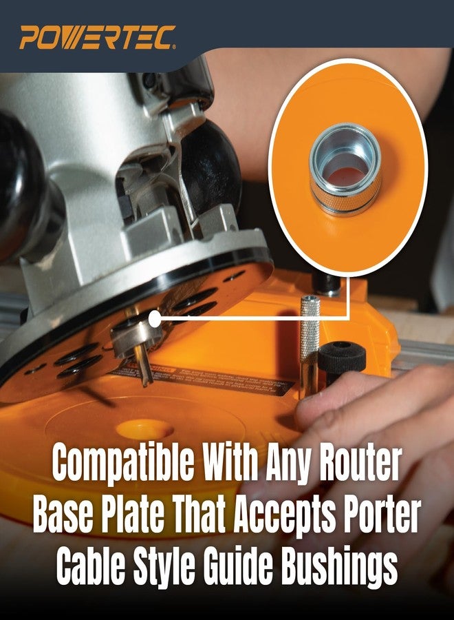 POWERTEC Router Dado Jig for Precision Dado Cuts | Adjustable Fence, Built-In Dust Collection | Compatible with POWERTEC & Most Major Brand Guide Rails, Edge Clamps, and Routers (71923) - Image 4