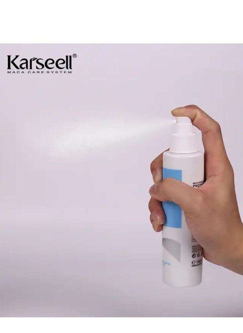 Karseell Repair & Renew Protein Hair Spray - Deep Repair Protein Spray For Dry & Damaged Hair - 5.07fl.oz 150ml  - Image 3