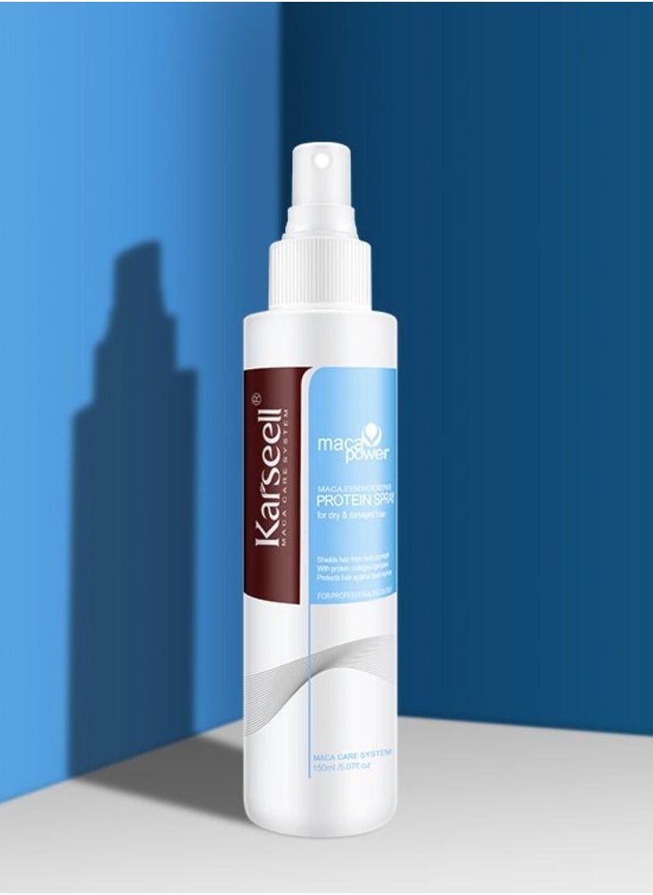 Karseell Repair & Renew Protein Hair Spray - Deep Repair Protein Spray For Dry & Damaged Hair - 5.07fl.oz 150ml  - Image 1
