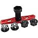 Vgoohobby 17mm Hex Wheel Nuts Adapter w 17 Wheel Hex Wrench RC Sleeve Tool Compatible with Traxxas XMaxx ERevo EMaxx Summit 18 RC Monster Car Black - Image 2
