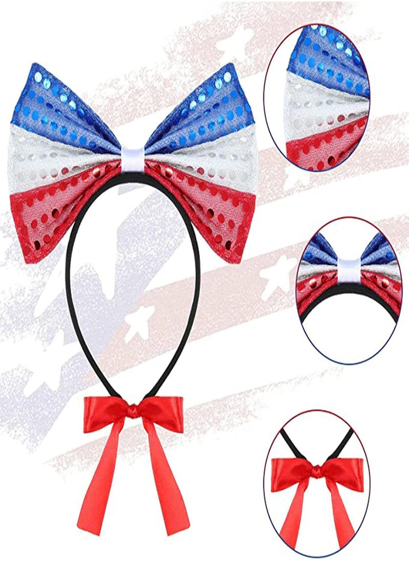 GGOOT - American Flag Dog Clothes, 4th of July Pet Outfit Dogs American National Day Party Kit, 4th of July Patriotic Pet Puppy Skirt Outfit for Veterans Day, and Memorial Day Party, Red White Blue - Image 1