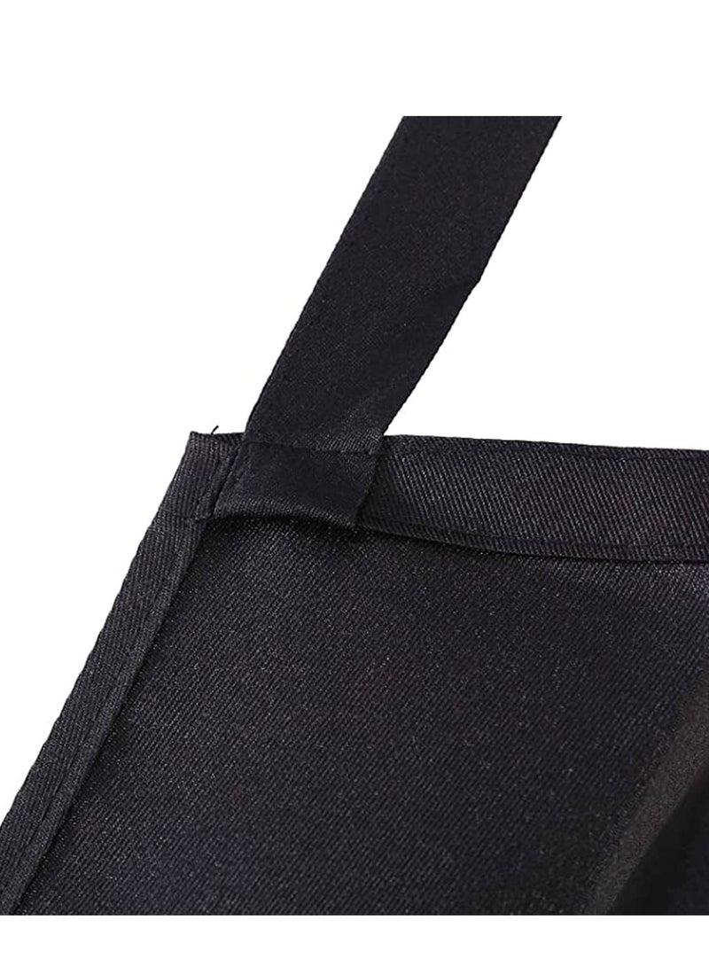 2 Pack Adjustable Bib Apron with Pockets Waterdrop Resistant Cooking Kitchen Aprons for Women Men Chef Couple BBQ Painting
