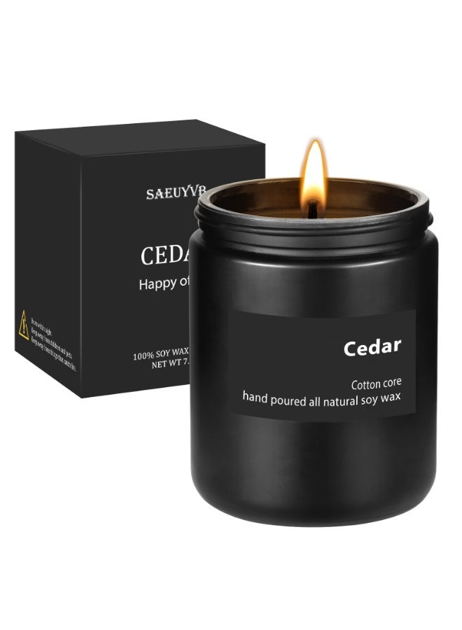 SAEUYVB Scented Candles, Soy Wax Aromatherapy Candle for Relaxing and Stress Relief, Non Toxic, Slow Burning, Christmas, Birthday (sandalwood) - Image 1