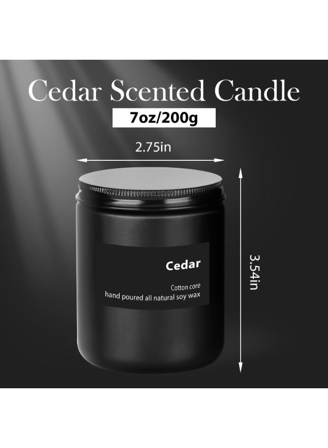SAEUYVB Scented Candles, Soy Wax Aromatherapy Candle for Relaxing and Stress Relief, Non Toxic, Slow Burning, Christmas, Birthday (sandalwood) - Image 2
