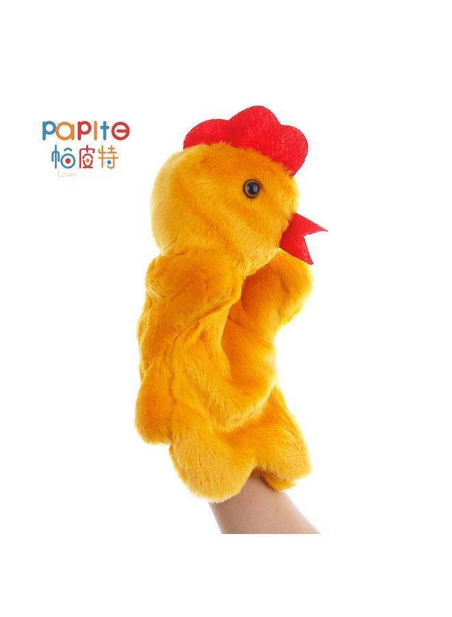 Bluejw Distribution Plush Toy Animal Hand Doll Cock Hen Doll In Stock Mixed Batch Parent-child Comfort Early Education Doll - Image 2