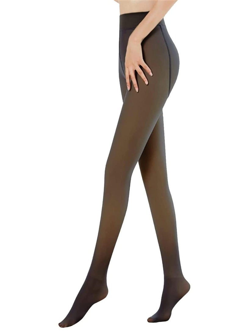 Stylish High Waist Warm Fleece Leggings for Women Thermal Tights Perfect for Cold Weather and Cozy Comfort  - Image 1
