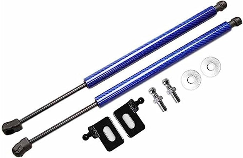 DEMULAX Purple Carbon Fiber Hood Lift Kit for Toyota Supra A80 - Image 4