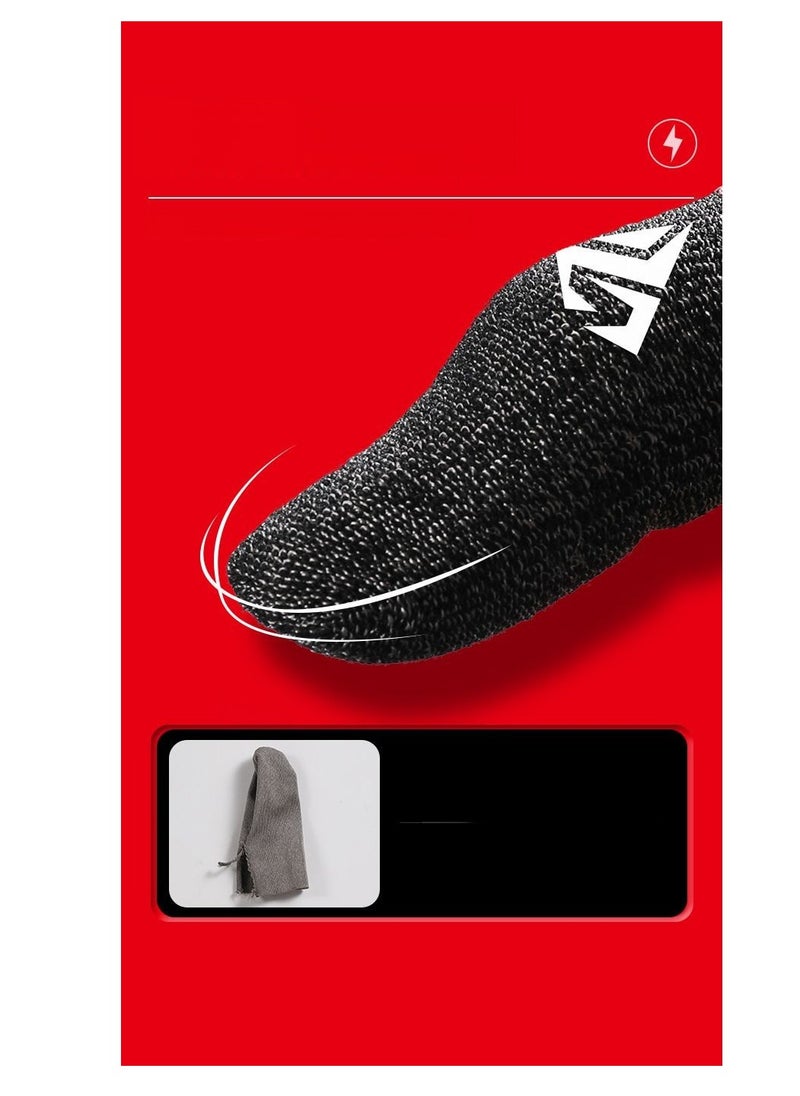 High Quality Gaming Super Conductive Fiber Finger Cots For Mobile Gaming Ultra High Sensitivity Smooth Operation Sweat Absorbent And Odorless Breathable Seamless Finger Cots