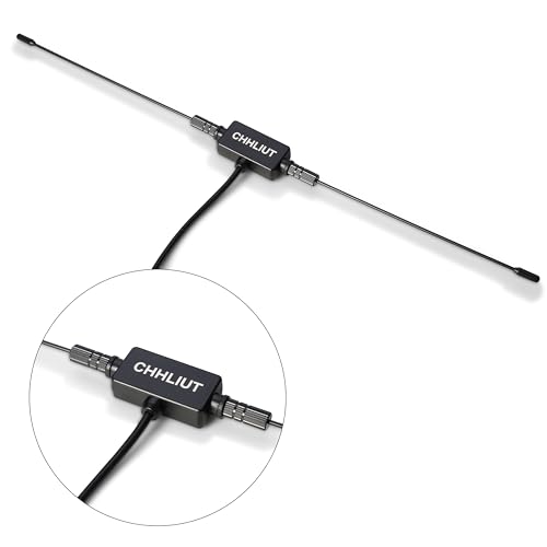 CHHLIUT Universal FM Radio Dipole Antenna, 75 Ohm, 16ft, Screw F Male Plug for Home AV Audio Stereo Receiver Indoor - Image 3