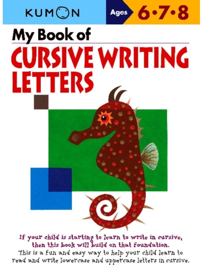 My Book of Cursive Writing Letters - Paperback