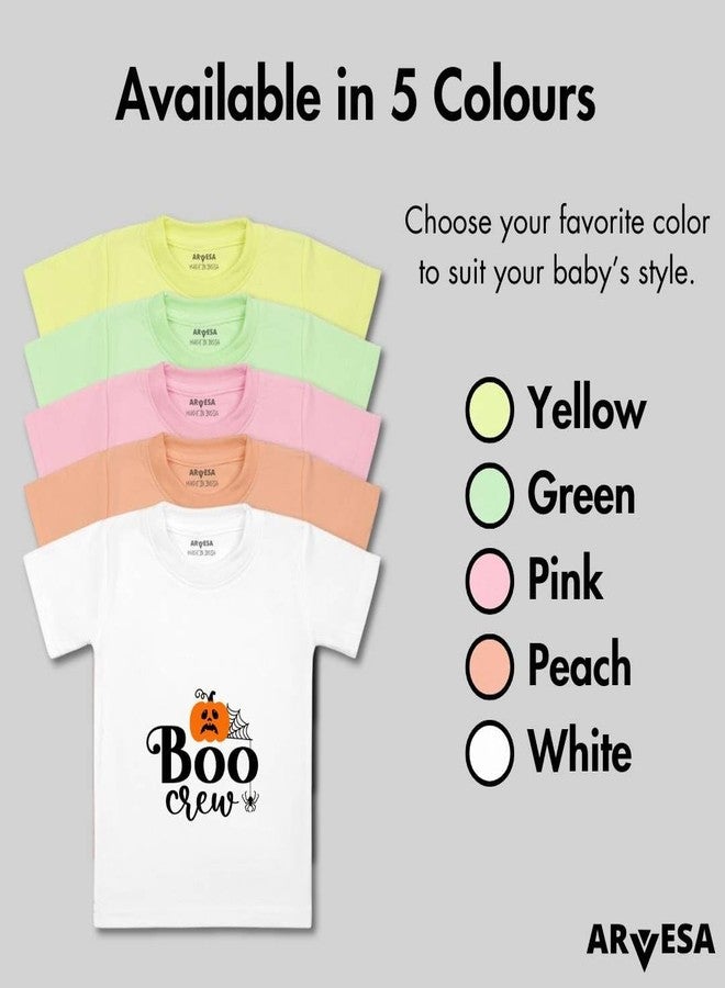 ARVESA My First Halloween TS-1140 Halloween Baby Tshirt for Kids Boys & Girls Half Sleeves Round Neck Clothes Tshirt for Kids Boys 1 Months to 6 Years Dress - Image 4