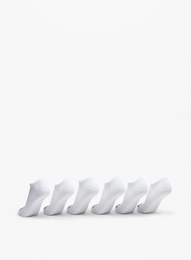 Kappa Women's Logo Print Ankle Length Socks - Set of 6
