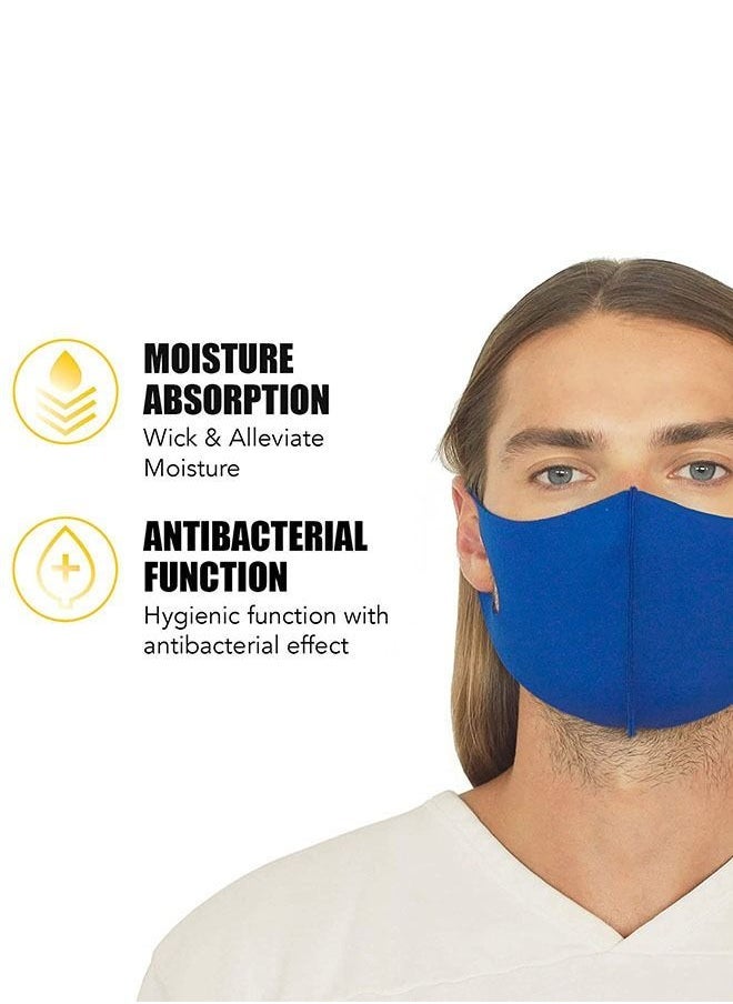 Cococ 7 Pcs Reusable Breathable Cloth Cotton Face Masks set, Fabric Face Covering Dust Proof (Mixcolour) - Image 2