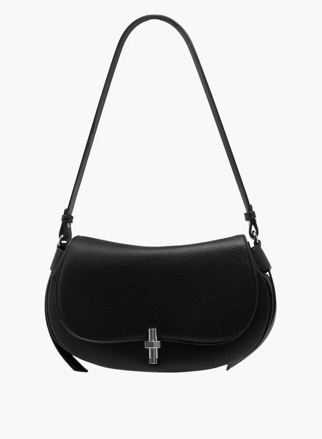 فلورا بيلا من شو إكسبرس Textured Crossbody Bag with Detachable Shoulder Strap