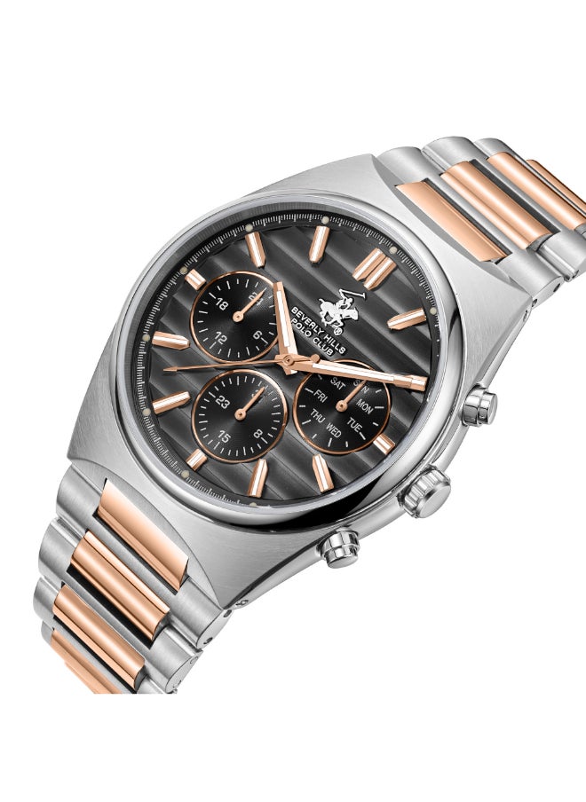 BEVERLY HILLS POLO CLUB - Men Multi Function Black Dial Watch - BP3744X.360 - Image 1