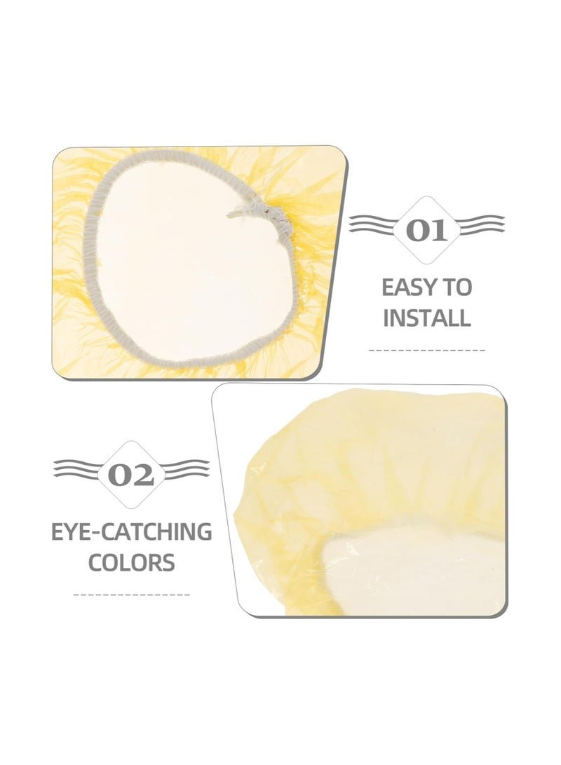 CMGTYYD Smoke Detector Cover, Fires Alarm Dust Cover, 100 Pcs Innovative Design Easy Replace Multi-Compatible Practical Tools, Suitable For Various Smoke Detector Specifications - Image 3