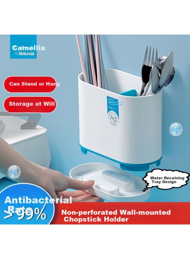 Chahua Antibacterial Chopstick Holder Drainer Creative Kitchen Storage Rack Household Chopstick Holder Multi-Functional Kitchen Organizer Box - Image 1