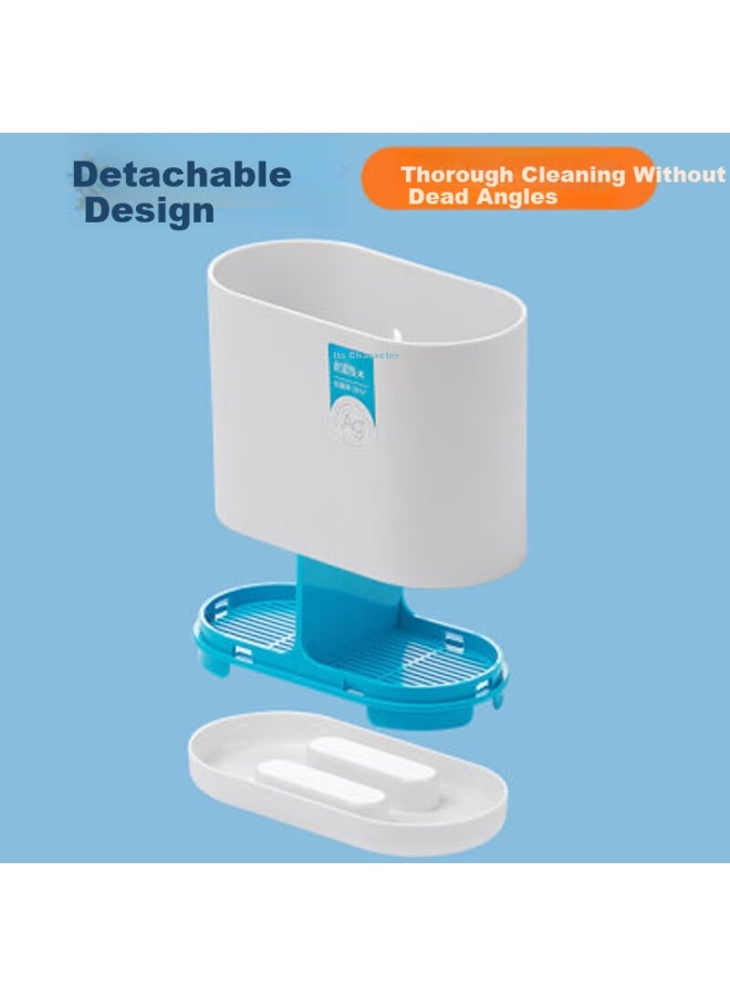 Chahua Antibacterial Chopstick Holder Drainer Creative Kitchen Storage Rack Household Chopstick Holder Multi-Functional Kitchen Organizer Box - Image 3