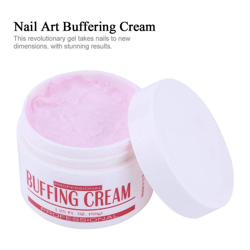 yuyte Nail Buffer And Shine Kit 3Pcs Nail Art Buffing Cream And Nail Brush Buffer Varnish Polish For  Polishing Strip Nail Art - Image 2