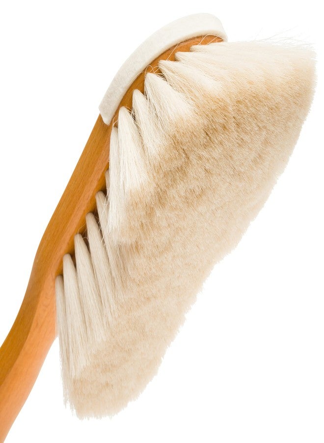 REDECKER S-Shaped Dust Brush with Goat Hair Bristles and Waxed Beechwood Handle, Made in Germany - Dust Brush for Books - Goat Hair Dusting Brush - Image 2