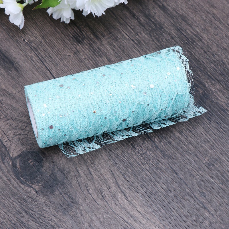 2pcs 15cm x Tulle Roll Spool Sparkling Lace Roll Tutu Wedding Banquet Decor Wrap - Image 4