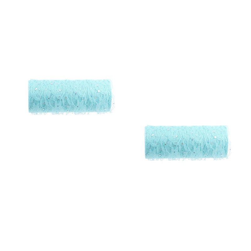 2pcs 15cm x Tulle Roll Spool Sparkling Lace Roll Tutu Wedding Banquet Decor Wrap - Image 1