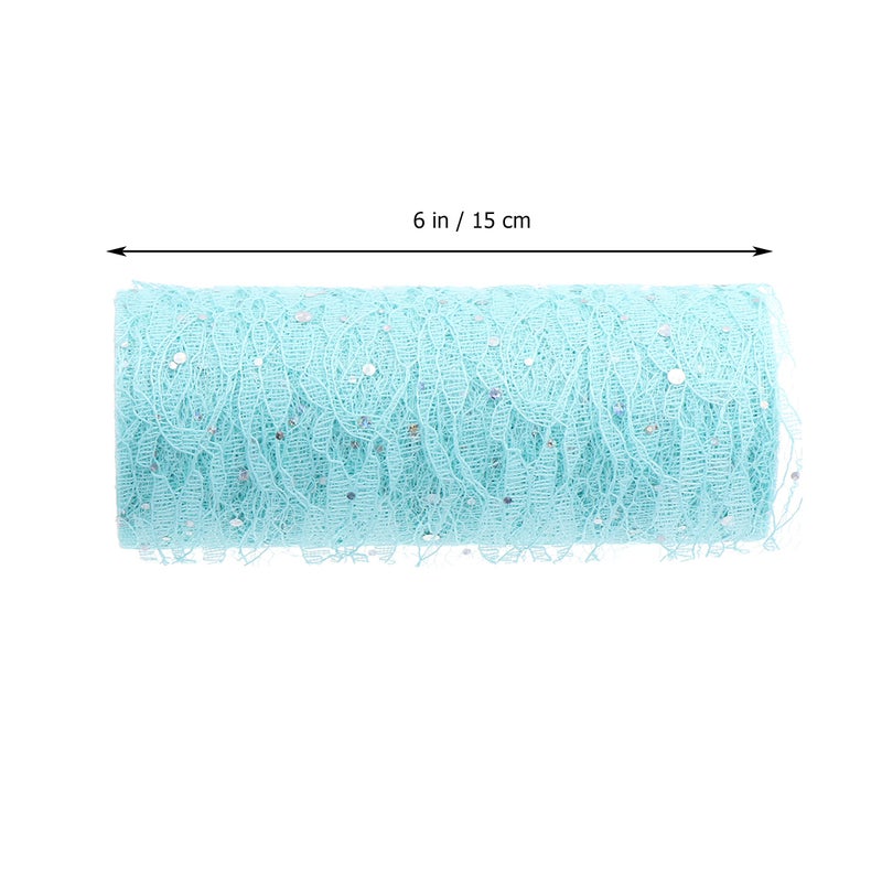 2pcs 15cm x Tulle Roll Spool Sparkling Lace Roll Tutu Wedding Banquet Decor Wrap - Image 3