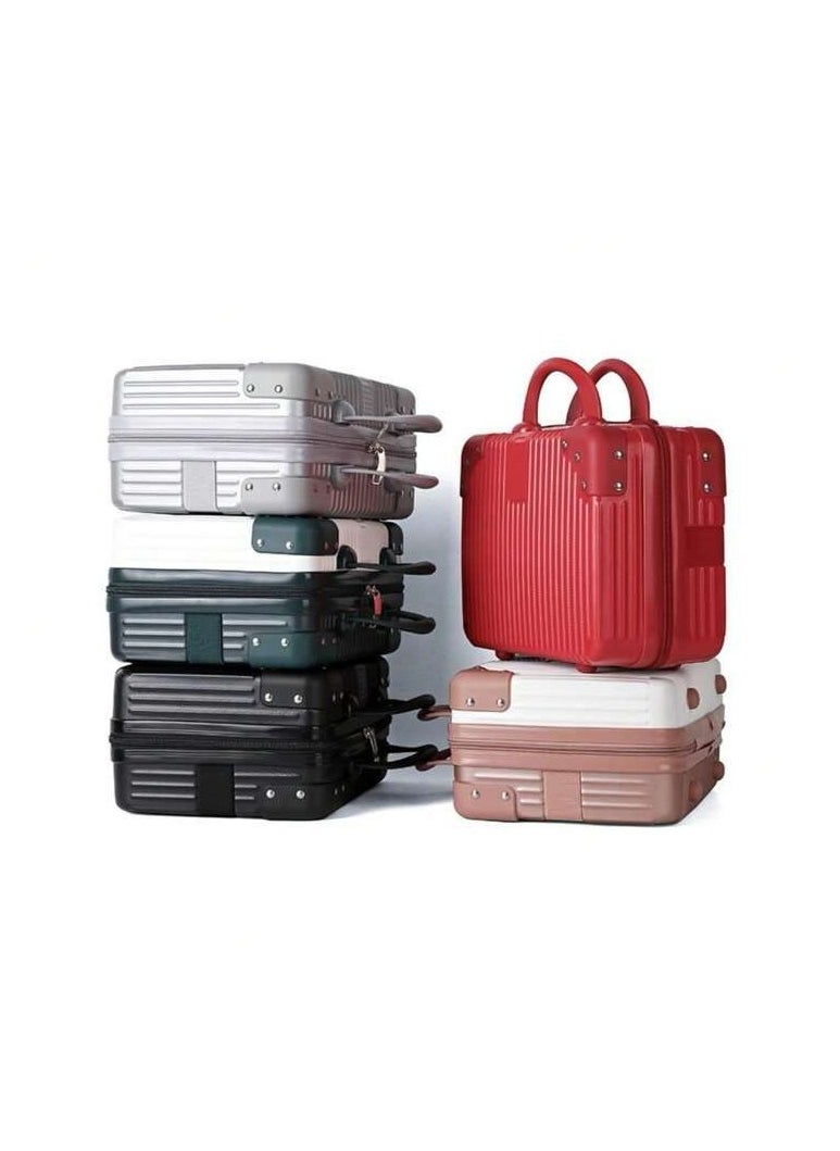 globalstar Globalstar Grey Hard Shell Cosmetic Travel Case Grey - Portable ABS Makeup Organizer  - Image 5