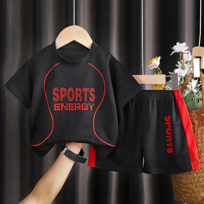 Kids Quick-Dry Sportswear Set C39 black