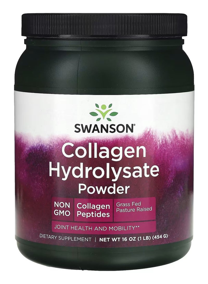 SWANSON Swanson, Collagen Hydrolysate Powder, 1 lb (454 g) 