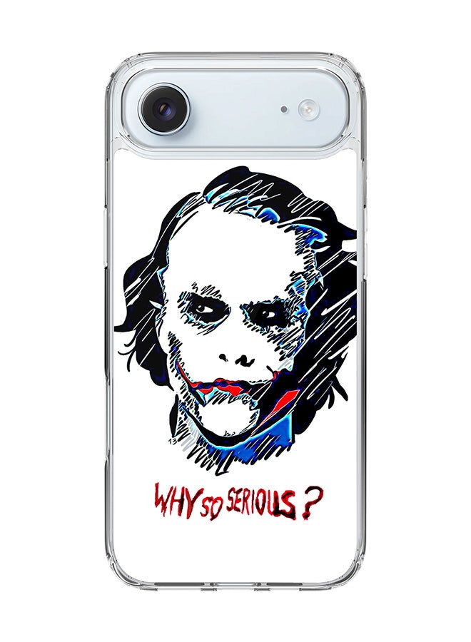 Stylizedd Classic Clear MagSafe Case for iPhone 17 Air , Hybrid Soft Case Flexible Edges Anti Drop TPU PC Gel Thin Transparent Cover [ Designed for iPhone 17 Air ] - Why So Serious