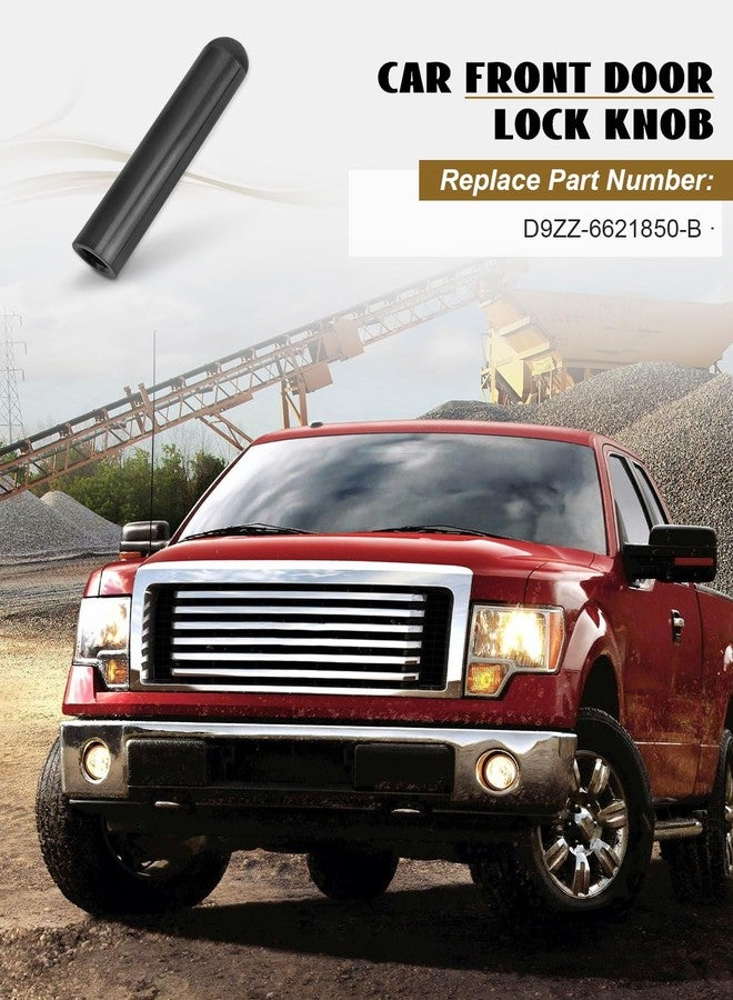 JUQAFY مقبض قفل باب JUQAFY، دبوس سحب D9ZZ-6621850-B FODZ-5421850-A، مقابض قفل الأبواب الأمامية والخلفية مناسبة لسيارات فورد، قطعتان - Image 3