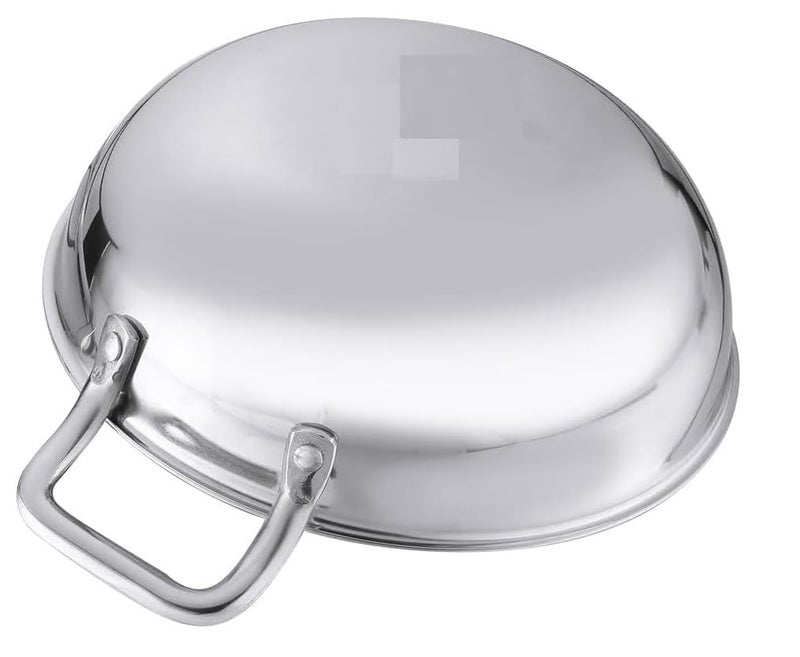 Dynore Stainless Steel Triply Extra Deep Kadai/Induction Friendly/ 20 cm Dia 1.3 LTR - Image 2