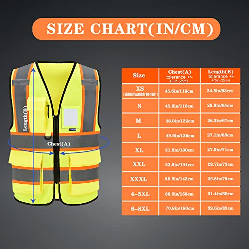 AYKRM 6xl 7xl 8xl big and tall safety vest - Image 2