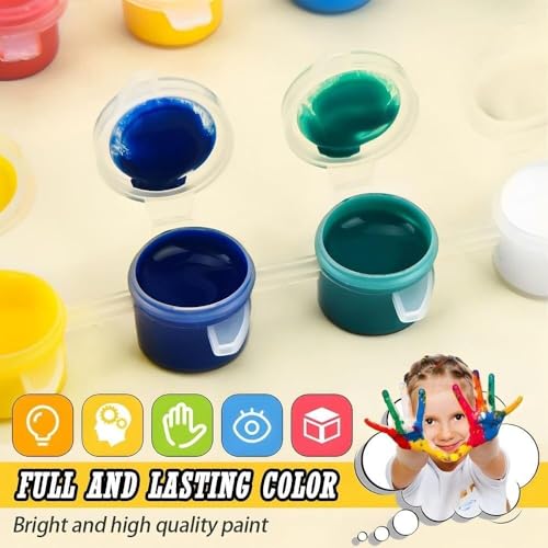 Amitasha DIY Mould Paint Craft kit for Kids, Paint Your Plaster Figurine Set with Pigments, Palette & Mold Art & Craft Set - Educational Toy for 3-12+ Year Old Boys Girls - Image 4
