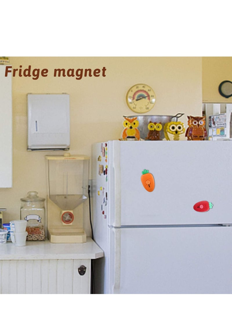 KASTWAVE 6 Pieces Mini Retractable Utility Knife Cute Box Cutter Mini Box Cutter Retractable Magnetic Cartoon Cute Box Opener - Image 3