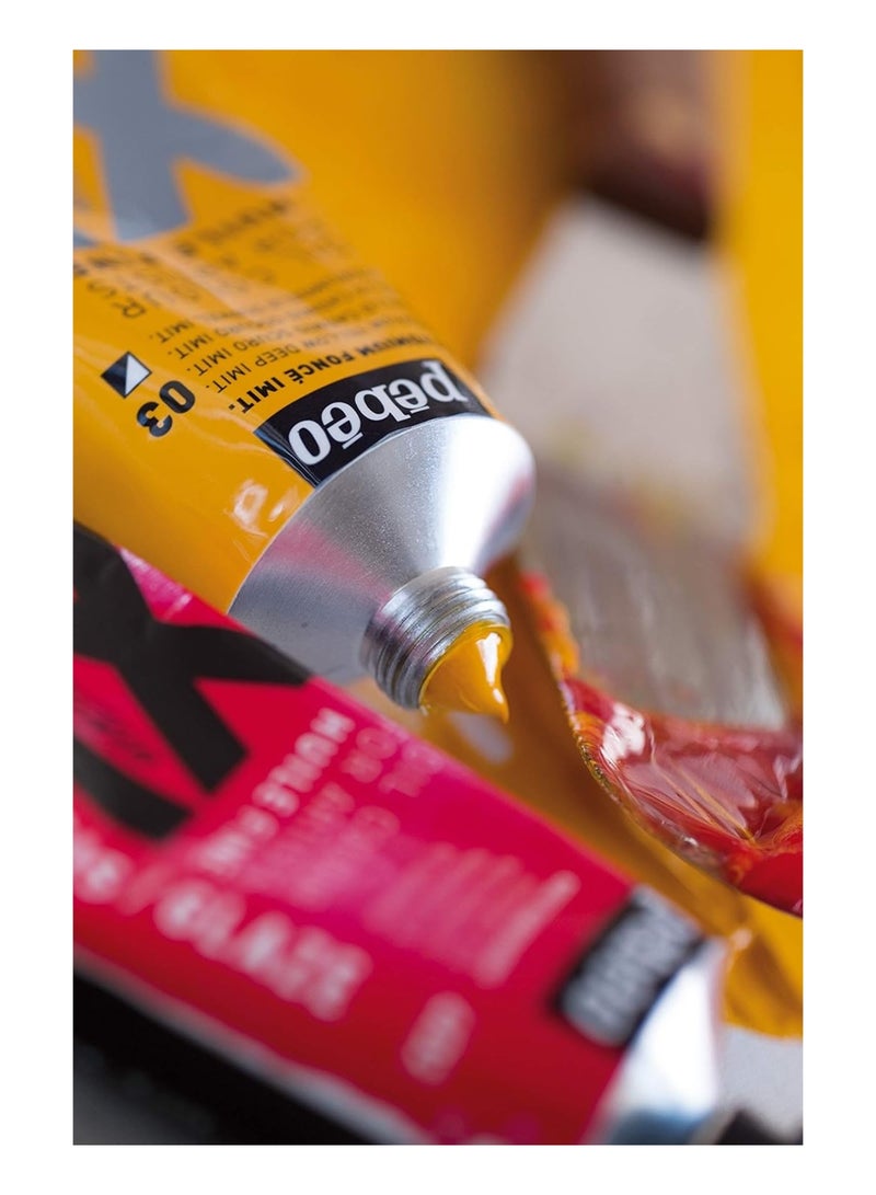 Pebeo XL Fine Oil Paint For Artists 200ml Content Burnt Sienna - Image 4