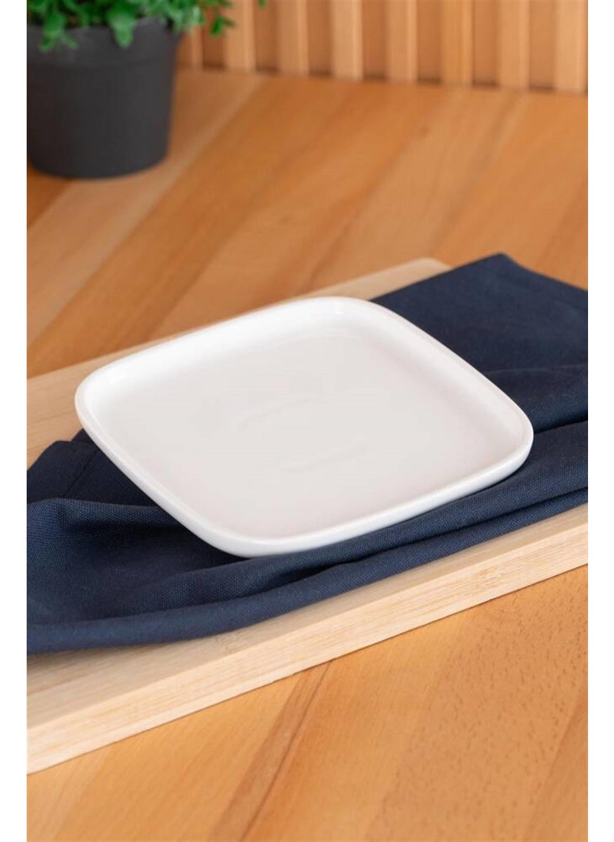 Şirin Eşyalarım My Cute Stuff Pure Royal Square Dessert Plate - 15 cm / 1 Piece  - Image 1
