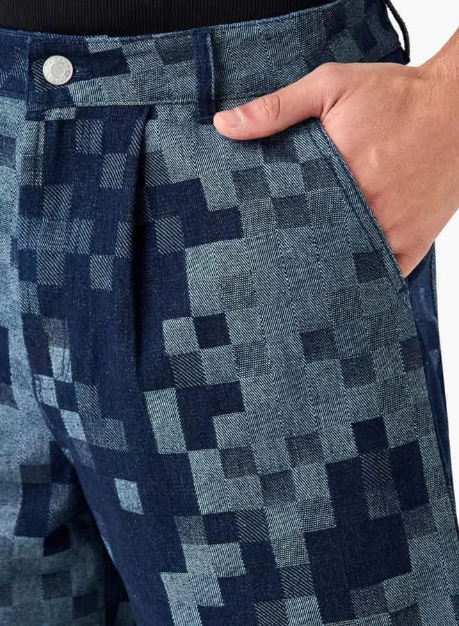 Lee Cooper Lee Cooper All-Over Print Shorts with Pockets