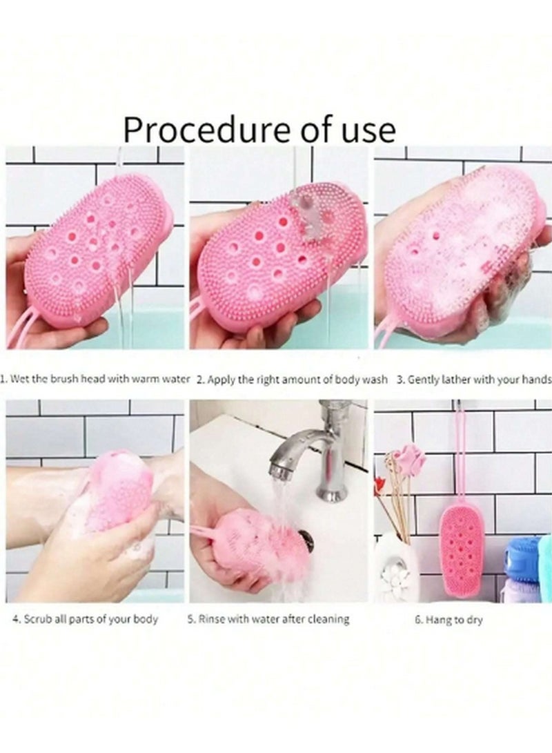 4-Piece Exfoliating Bath Set – Ultimate Deep Cleansing  Skin Renewal for a Spa-Like Shower Experience - Image 3