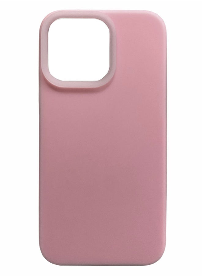 ماركة غير محددة جراب سيليكون مبطن من الداخل لهاتف iPhone 12/12 Pro، جراب أيفون مصنوع من السيليكون المطاطي الناعم ومبطن من الداخل لحماية هاتف من الخدوش لهاتف أيفون 12/12 برو - وردي  - Image 2