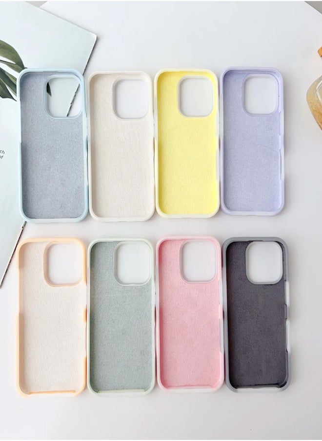 ماركة غير محددة جراب سيليكون مبطن من الداخل لهاتف iPhone 12/12 Pro، جراب أيفون مصنوع من السيليكون المطاطي الناعم ومبطن من الداخل لحماية هاتف من الخدوش لهاتف أيفون 12/12 برو - وردي  - Image 5