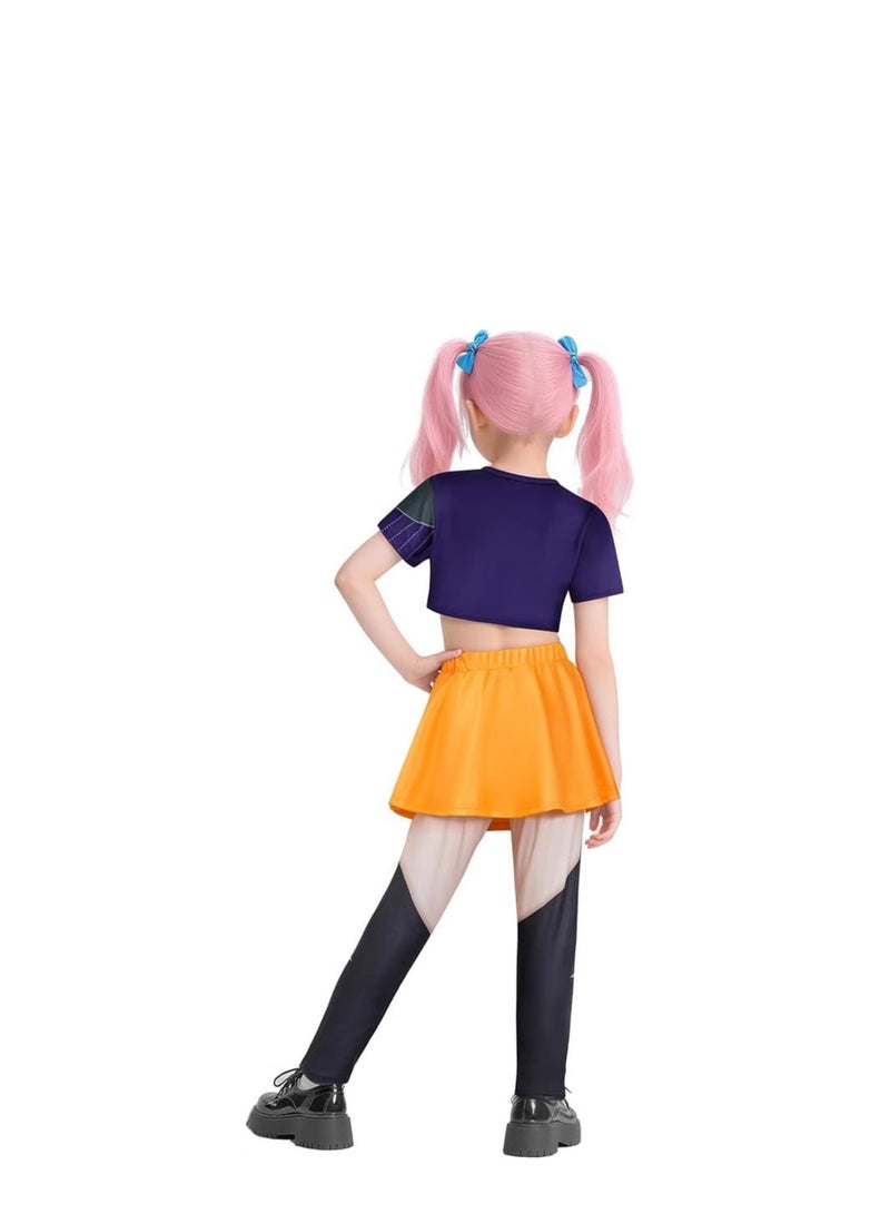 Y&D 1 Set KPOP Hunters Costume Kids  Mira  Cosplay Outfits Pop Singers Role Play - Image 2