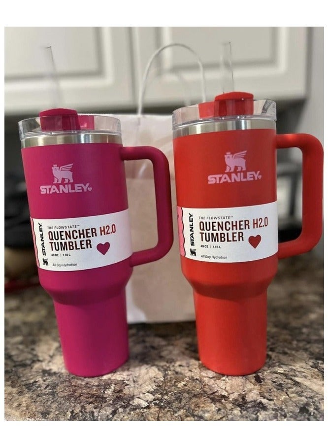 Stanley Quencher H2.0 FlowState Stainless Steel Vacuum Insulated Tumbler with Lid and Straw for Water, Iced Tea or Coffee, 40 oz - Image 4